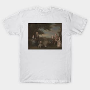 John and Elizabeth Jeffreys and Their Children by William Hogarth T-Shirt